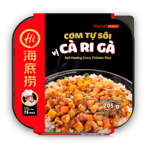Chính hãng Haidilao - Cơm tự sôi vị cà ri gà 205g - curry chicken flavour - self heating instant rice meal Chính hãng Haidilao - Cơm tự sôi vị cà ri gà 205g - curry chicken flavour - self heating instant rice meal