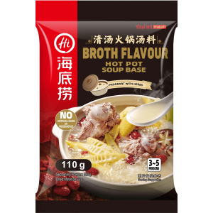 Chính hãng Haidilao -  Gia vị lẩu trường thọ 110g - Broth flavour hot pot soup base