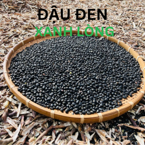 Đậu đen xanh lòng tự nhiên sản xuất thủ công 500g - Black Beans with Green Kernels