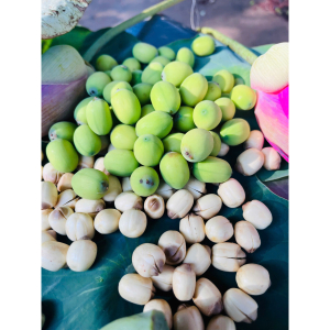 Hạt sen tươi tự nhiên BÌNH THUẬN đã làm sạch ( đã bóc vỏ, lấy tâm)  thơm bùi 1kg - fresh lotus seeds