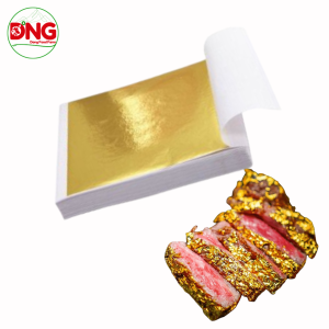 Lá vàng 24k Dubai thực phẩm 9*9cm - Gold leaf